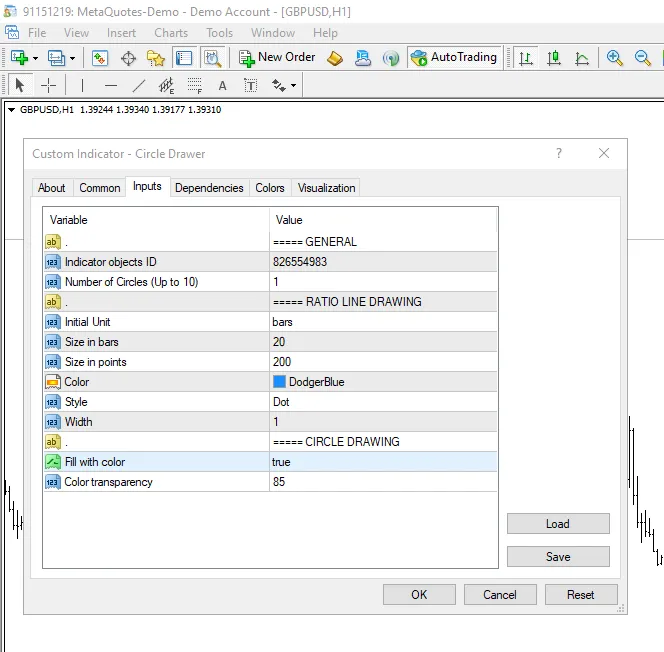 Free download of the 'Draw Ellipse' script by 'Forex.Taurus' for MetaTrader  4 in the MQL5 Code Base, 2015.03.23