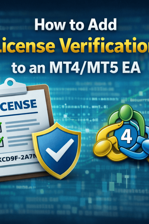 License verification system for an MT4 and MT5 Expert Advisor using security checks